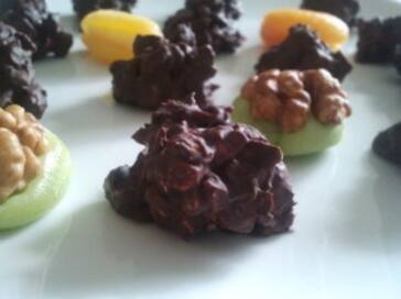 Photo recette Bouchées amandes et chocolat