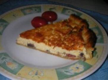 Photo recette Tarte aux champignons de paris et jambon cru