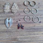 Bijoux, accessoires lot de boucles d'oreilles fantaisies