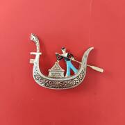 Bijoux, accessoires broche gondole Venise