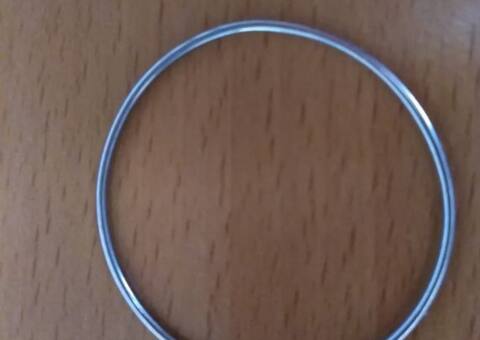 Bijoux, accessoires pendentif cercle argenté