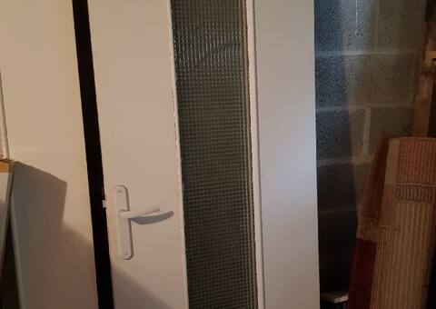 Bricolage portes vitrées