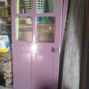 Bricolage porte ancienne avec bati