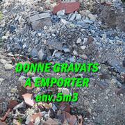 Bricolage gravats de démolition pour remblais