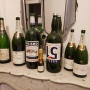 Collection diverses bouteilles