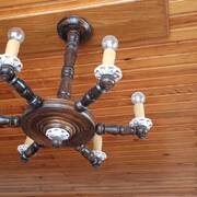 Divers lustre en bois