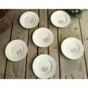 Divers 6 petites assiettes limoges france motif nenuphar