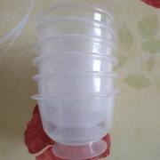 Divers coupelles en plastique recyclable