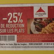 Divers coupon réduction Restaurant COURTEPAILLE Guyancourt