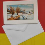 Divers carte double Vœux + enveloppe