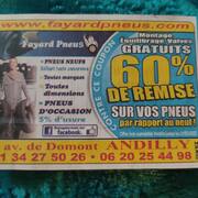 Divers coupon réduction chez FAYARD Pneus