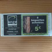 Divers coupon 8 baguettes à 5€ boulangeries ANGE