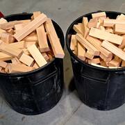 Divers chutes de bois