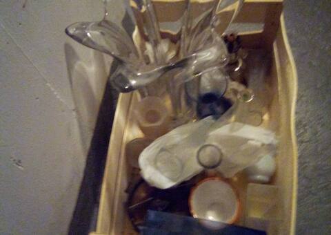 Divers GRAND BEAU VASE HAUTEUR 45 CM et LOT PETITS VASES VINTAGE