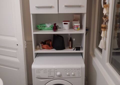 Electroménager donnne urgent lave linge séchant Indesit