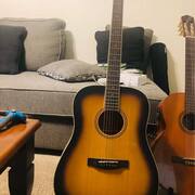 Instruments de musique guitare en bon état