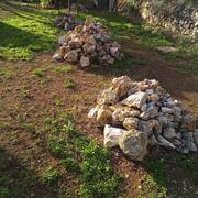 Jardinage pierres pour monter murs en pierre sèches