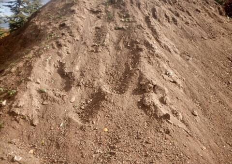 Jardinage terre végétale de 200 m2 en très bon état