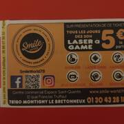 Jeux, Jouets coupon 5€ partie de Laser Game Espace St-Quentin