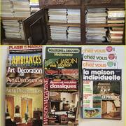 Livres-Revues collection de magazines sur le thème Maison/Déco/Jardin