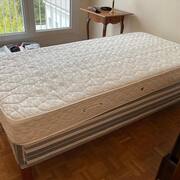 Literie matelas et sommier lit 1 personne