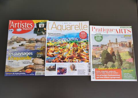 Livres-Revues revues d'aquarelle