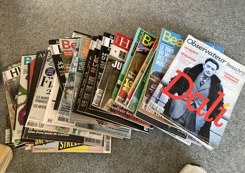 Livres-Revues magasines beaux arts + histoire et civilisation