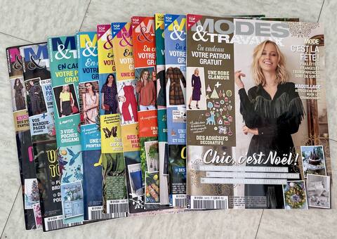 Livres-Revues lot de magazine Modes&Travaux