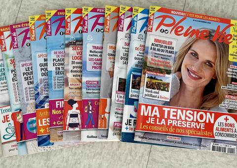 Livres-Revues lot de magazine Pleine Vie