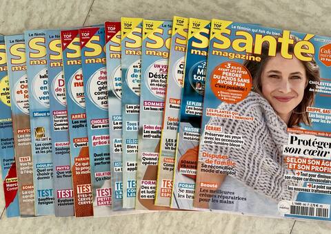 Livres-Revues lot de magazine Santé Magazine