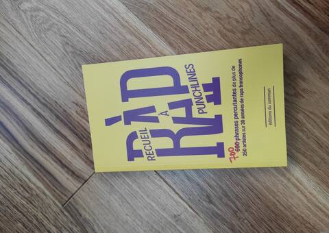 Livres-Revues rAP recueil a punchlines neuf
