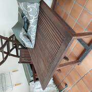 Meubles table de jardin et 3 fauteuils en teck