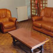 Meubles salon cuir + 2 fauteuils