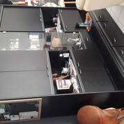 Meubles meuble living room noir