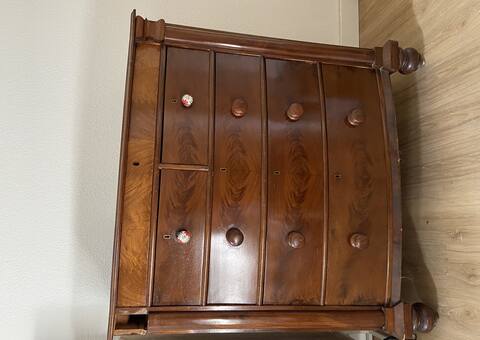 Meubles commode anglaise en acajou