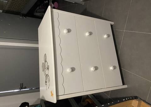 Meubles commode blanche