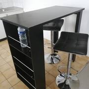 Meubles table haute bar et 2 chaises hautes