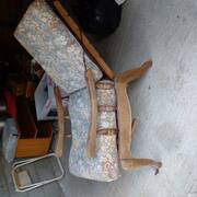 Meubles relaxe bois et tissu 3 positions manuels.