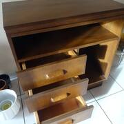 Meubles petit meuble rangement avec plateau TV