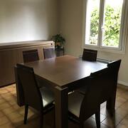 Meubles table avec rallonge + chaises