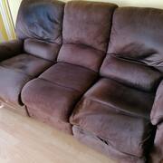 Meubles canapé fixe 3 place dont 2 places relax electriques