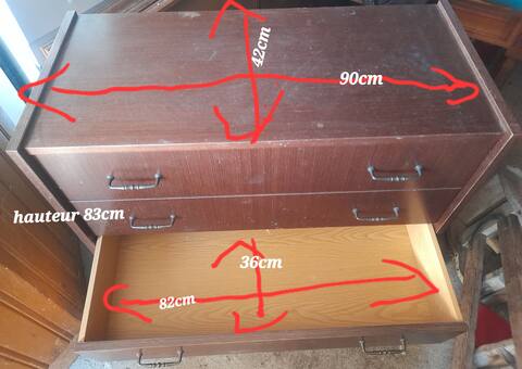 Meubles commode chambre ou salle de bain