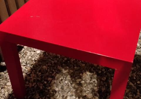 Meubles table basse rouge