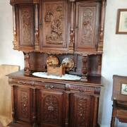 Meubles bUFFET style Henri II bois orme foncé