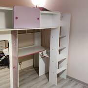 Meubles lit mezzanine fille avec dressing et bureau