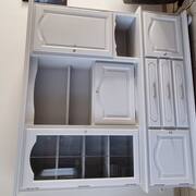 Meubles salle à manger chêne repeint gris moderne urgent
