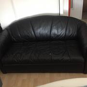 Meubles canapé noir convertible