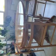 Meubles table en pin avec 4 chaises