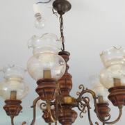 Mobilier lustres : 1 x 5 branches + 1 x 3 branches