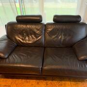 Mobilier canapé en cuir